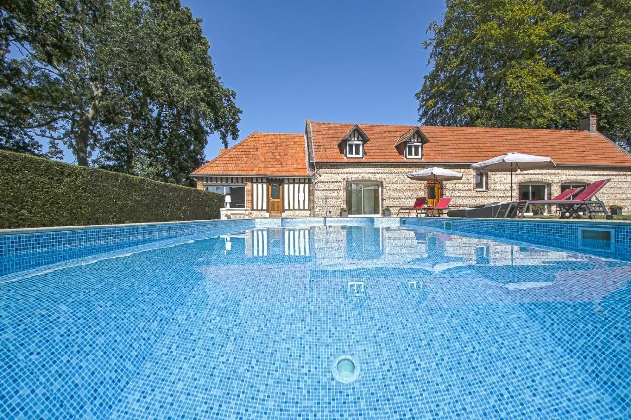 Clos Celeste - Campagne D Etretat Avec Piscine Et Spa Écrainville Exterior foto